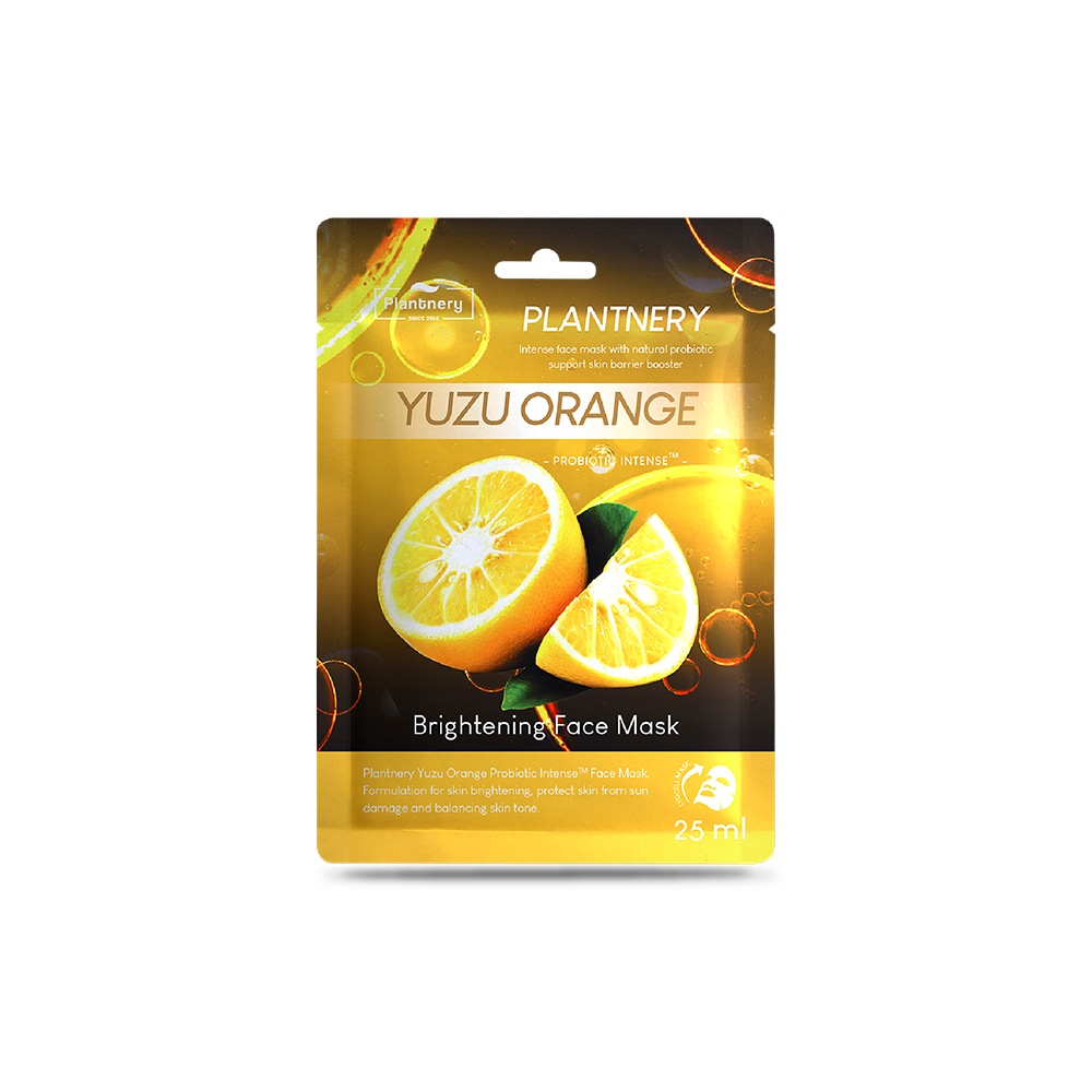 Plantnery Yuzu Orange Probiotic Intense Face Mask 25 ml